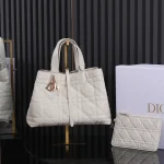 Dior Toujours 奶白色小牛皮肩背包中號MM-M2821：圖片 2