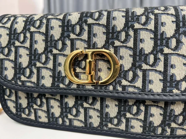 Dior 30 Montaigne 藍色斜挎包小號PM-M9260：圖片 5