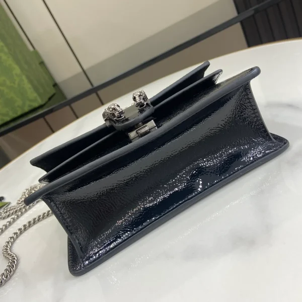 GUCCI Dionysus紅色漆皮斜背包-795368：圖片 5