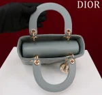 Dior Lady 淡藍羊皮斜挎包小號PM-M0538：圖片 5