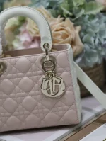 Dior Lady 粉色斜挎包小號PM-M0531：圖片 5