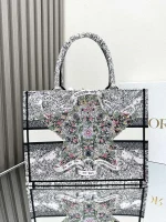 Dior Book 奶白色托特包中號MM-M1296：圖片 6