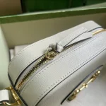 GUCCI Horsebit 1955小號黑色皮革肩揹包-760196：圖片 7