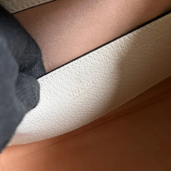 GUCCI Diana小號白色皮革手提包-702721：圖片 10