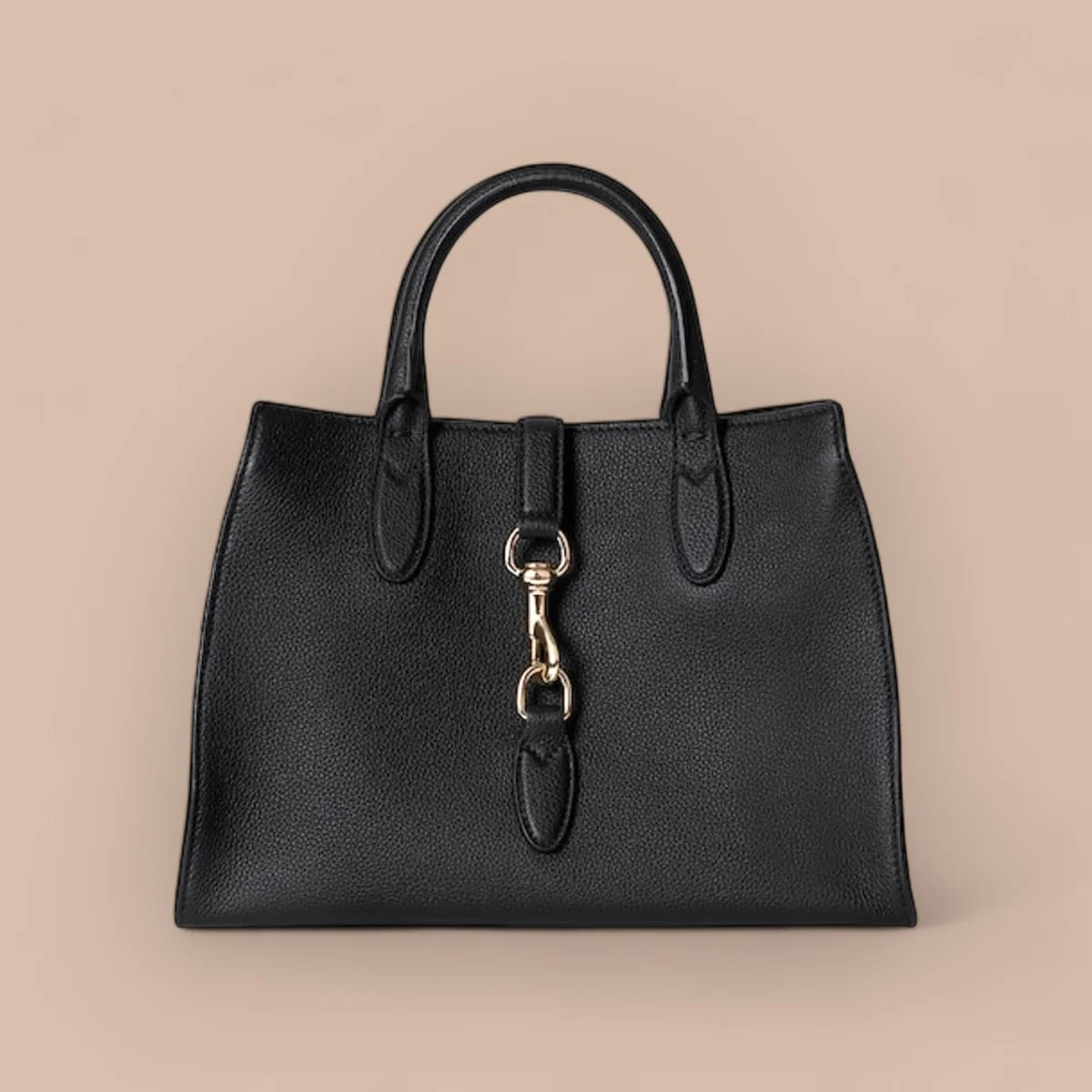 GUCCI Spring Summer春夏灰褐粒面手提包-806205 1 GUCCI Spring Summer春夏灰褐粒面手提包-806205