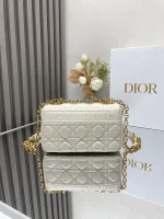 Dior Caro 象牙小牛皮斜挎包小號PM-M9241：圖片 3