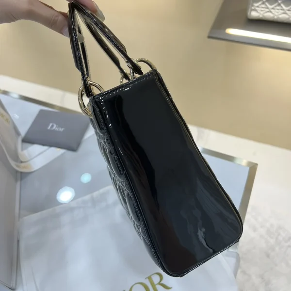 Dior Lady 黑色小牛皮包小號PM-M0531：圖片 5