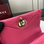 GUCCI GG Milano迷你白色皮革斜揹包-806017：圖片 10