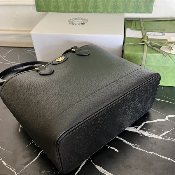 GUCCI Ophidia米藍帆布肩揹包-765043：圖片 5