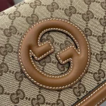 GUCCI Blondie小號紅色皮革手提包-815714：圖片 7