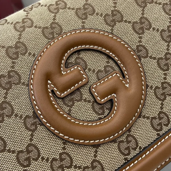 GUCCI Blondie小號紅色皮革手提包-815714：圖片 7
