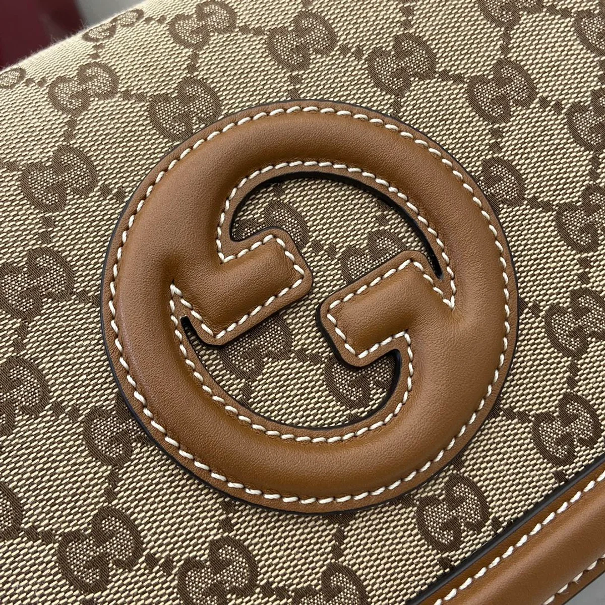 GUCCI Blondie小號紅色皮革手提包-815714 7 GUCCI Blondie小號紅色皮革手提包-815714