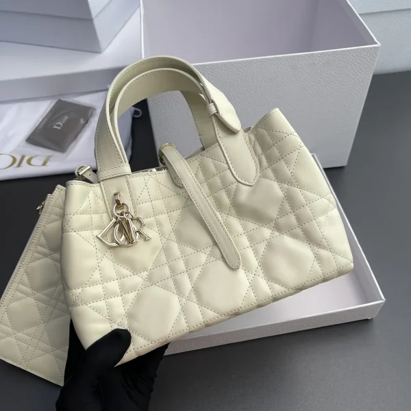 Dior Toujours 白色手提包小號PM-M2822：圖片 7