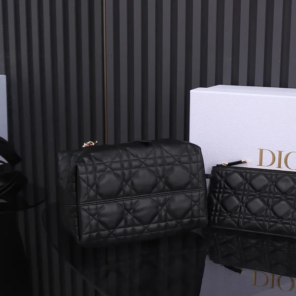 Dior Toujours 黑色小牛皮手提包小號PM-M2822：圖片 9