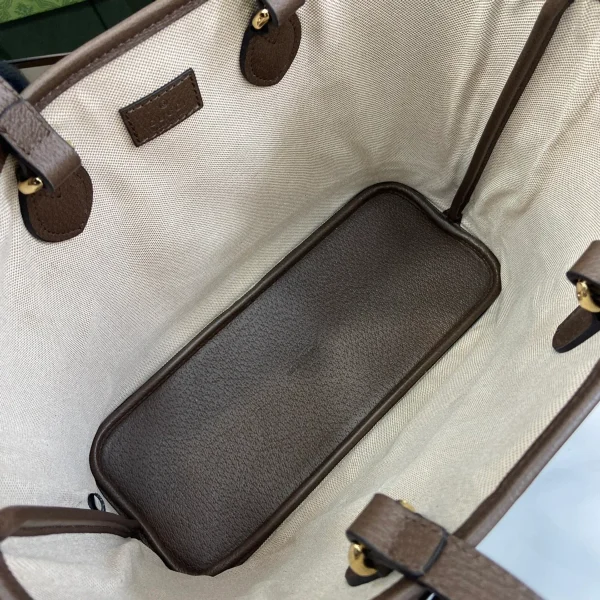 GUCCI Ophidia中號米白帆布手提包-765043：圖片 9