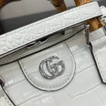 GUCCI Diana迷你粉蟒手提包-702732：圖片 6