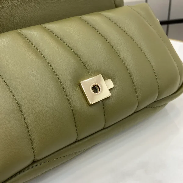GUCCI GG Milano迷你白色絎縫皮革斜揹包-806017：圖片 12