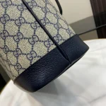 GUCCI Ophidia中號黑色皮革斜挎包-765043：圖片 8