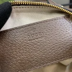 GUCCI Ophidia米綠帆布手提包-781490：圖片 10