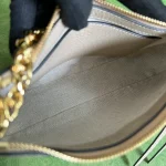 GUCCI Ophidia米棕帆布斜背包-735132：圖片 9
