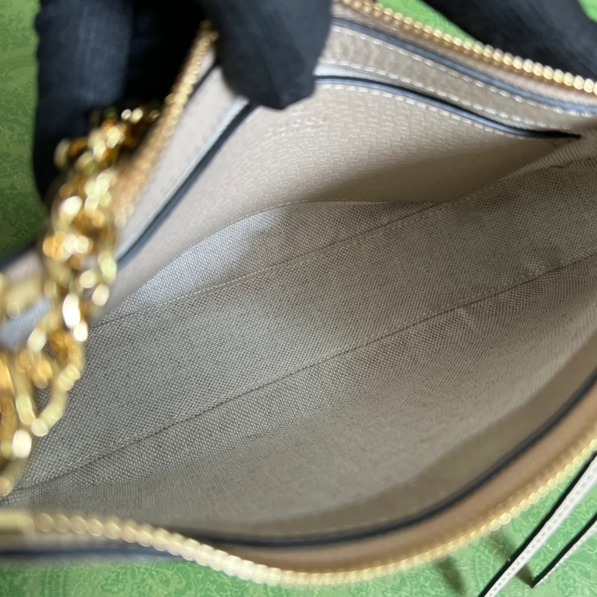 GUCCI Ophidia米棕帆布斜背包-735132 9 GUCCI Ophidia米棕帆布斜背包-735132