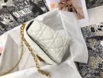 Dior Caro 象牙色小牛皮斜挎包中號MM-M9242：圖片 4