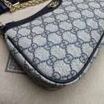 GUCCI Ophidia米白帆布斜背包-735132：圖片 7
