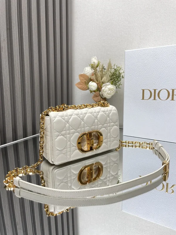 Dior Caro 象牙小牛皮斜挎包小號PM-M9241：圖片 5