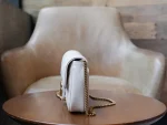 GUCCI GG Marmont黑色漆皮斜背包-751526：圖片 5
