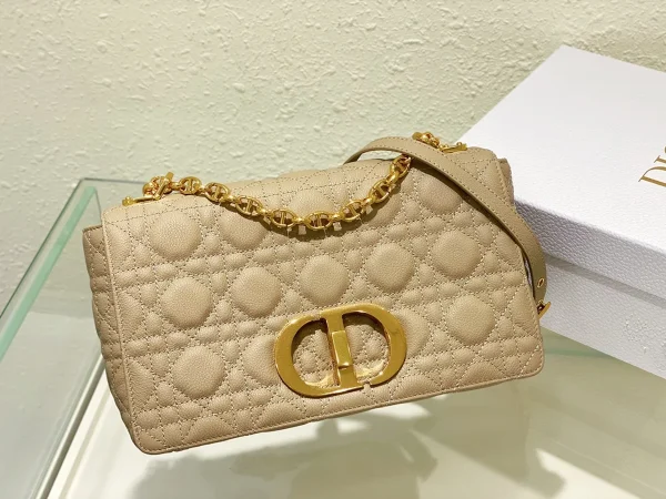 Dior Caro 繩索色斜挎包中號MM-M9242：圖片 2