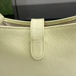 GUCCI Jackie Notte淺黃漆皮肩揹包-782889：圖片 7