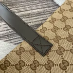 GUCCI Original GG大號米棕帆布托特包-802166：圖片 9