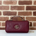 GUCCI GG Milano迷你深綠皮革斜揹包-806017：圖片 2