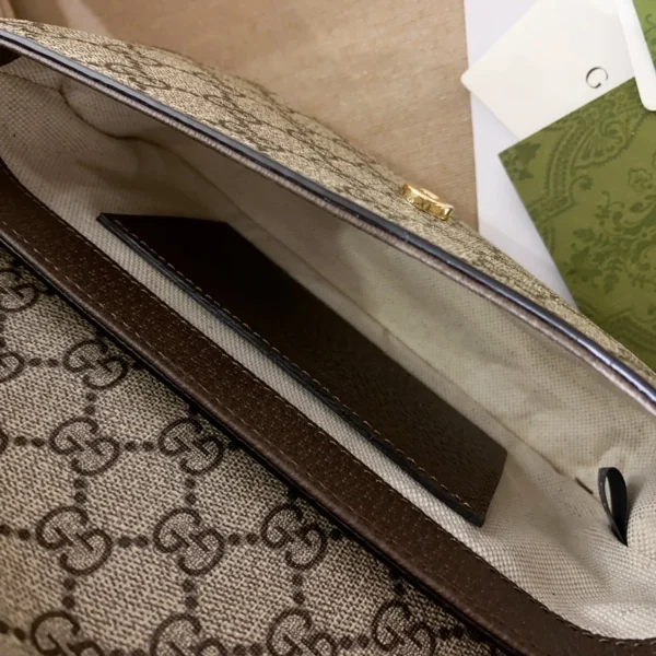 GUCCI Ophidia米燕帆布斜挎包-764961：圖片 8