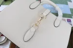 GUCCI Spring Summer春夏象牙粒面手提包-806205：圖片 5