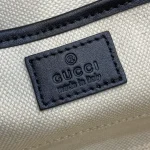 GUCCI Horsebit 1955小號米黑塗層手提包-815206：圖片 10