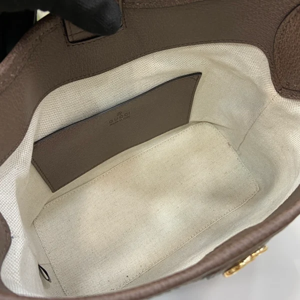 GUCCI Ophidia小號米白帆布水桶包-781402：圖片 9