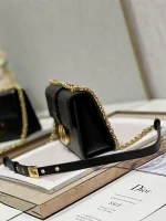 Dior 30 Montaigne 黑色單肩包小號PM-M9334：圖片 6