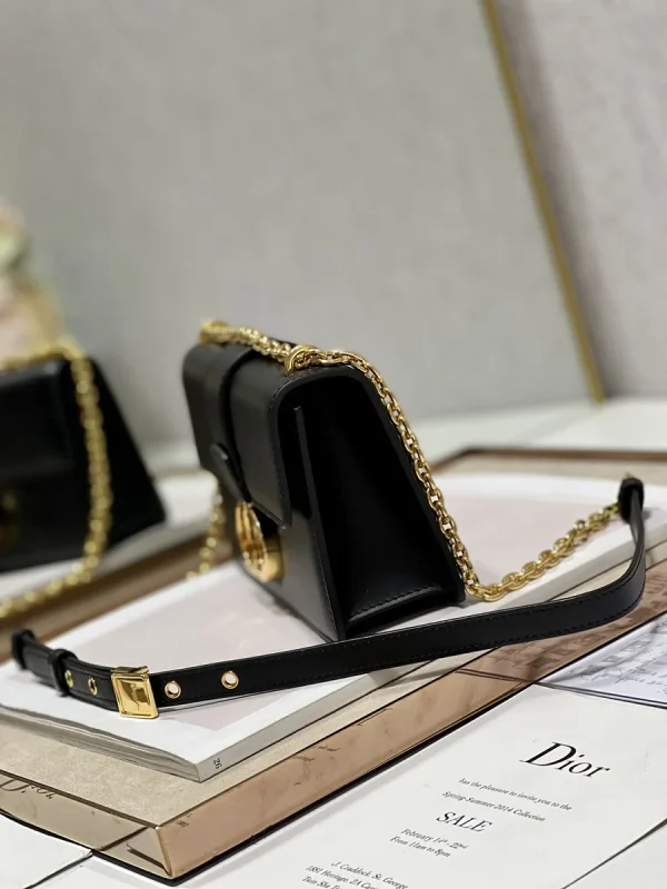 Dior 30 Montaigne 黑色單肩包小號PM-M9334：圖片 6