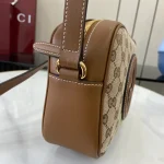 GUCCI Blondie迷你淺粉皮革斜揹包-820429：圖片 7