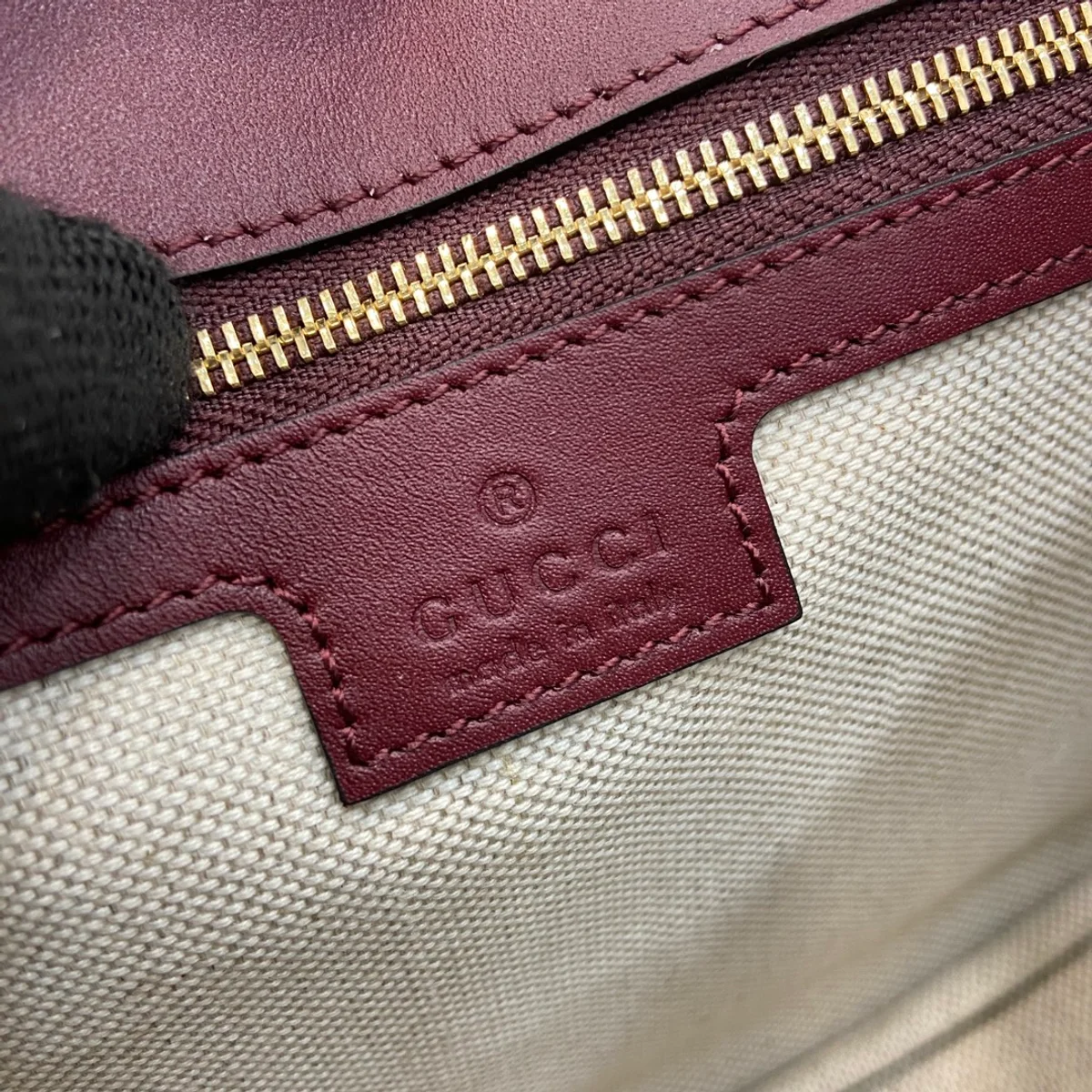 GUCCI Blondie小號黑色皮革手挽包-815714 10 GUCCI Blondie小號黑色皮革手挽包-815714