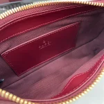 GUCCI GG Monogram紅棕貓頭鷹斜背包-818763：圖片 10