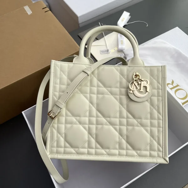 Dior Book 奶白色托特包小號PM-M1325：圖片 2