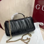 GUCCI GG Milano迷你紅色皮革手挽包-806017：圖片 6
