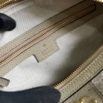 GUCCI GG Supreme小號米棕帆布手提包-772061：圖片 9