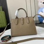 GUCCI Rosso Ancora小號紅色皮革手提包-795349：圖片 4