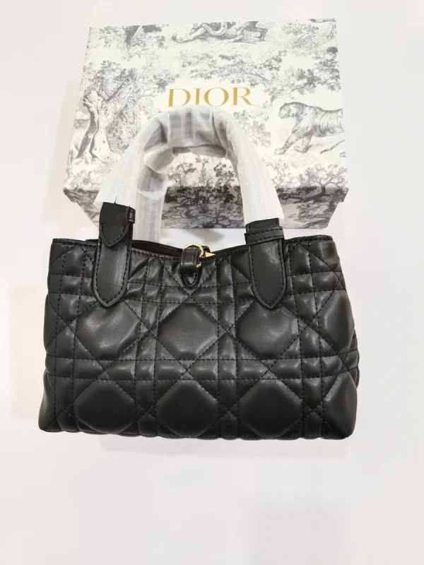 Dior Toujours 黑色托特包大號GM-M2820：圖片 4