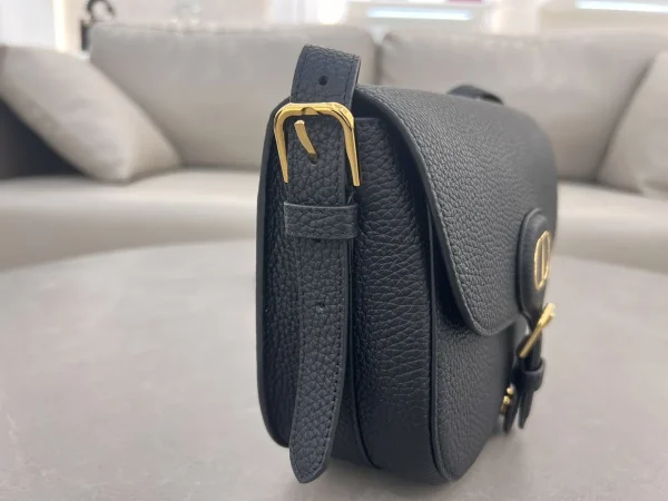 Dior Bobby 黑色小牛皮斜挎包中號MM-M9337：圖片 5