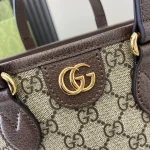GUCCI Ophidia藍米帆布手挽包-811716：圖片 6