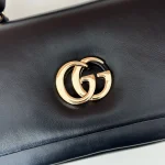 GUCCI GG Milano迷你黑色蓬鬆皮革斜揹包-806017：圖片 7